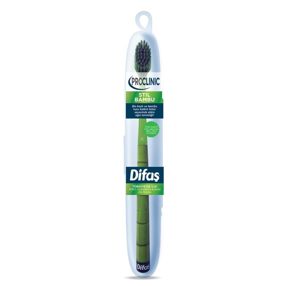 Difaş Pro Clinic Stil Bambu Diş Fırçası
