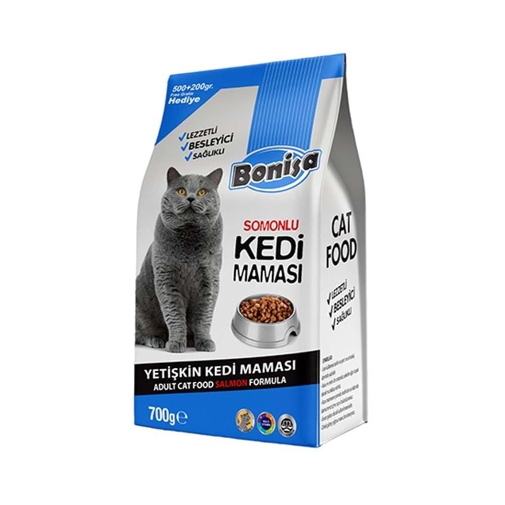Bonisa Somonlu Yetişkin Kedi Yemi 700 Gr