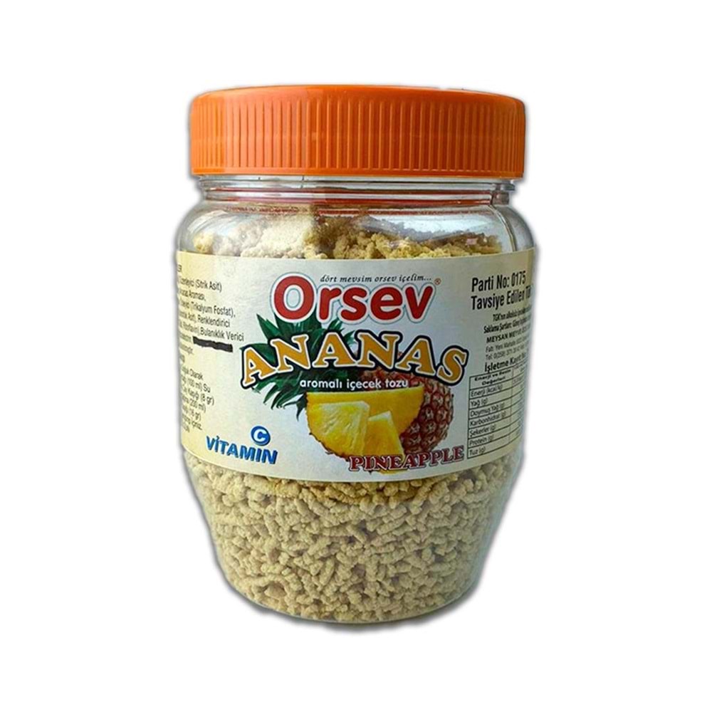 Orsev Ananas Granül 300 Gr Kavanoz