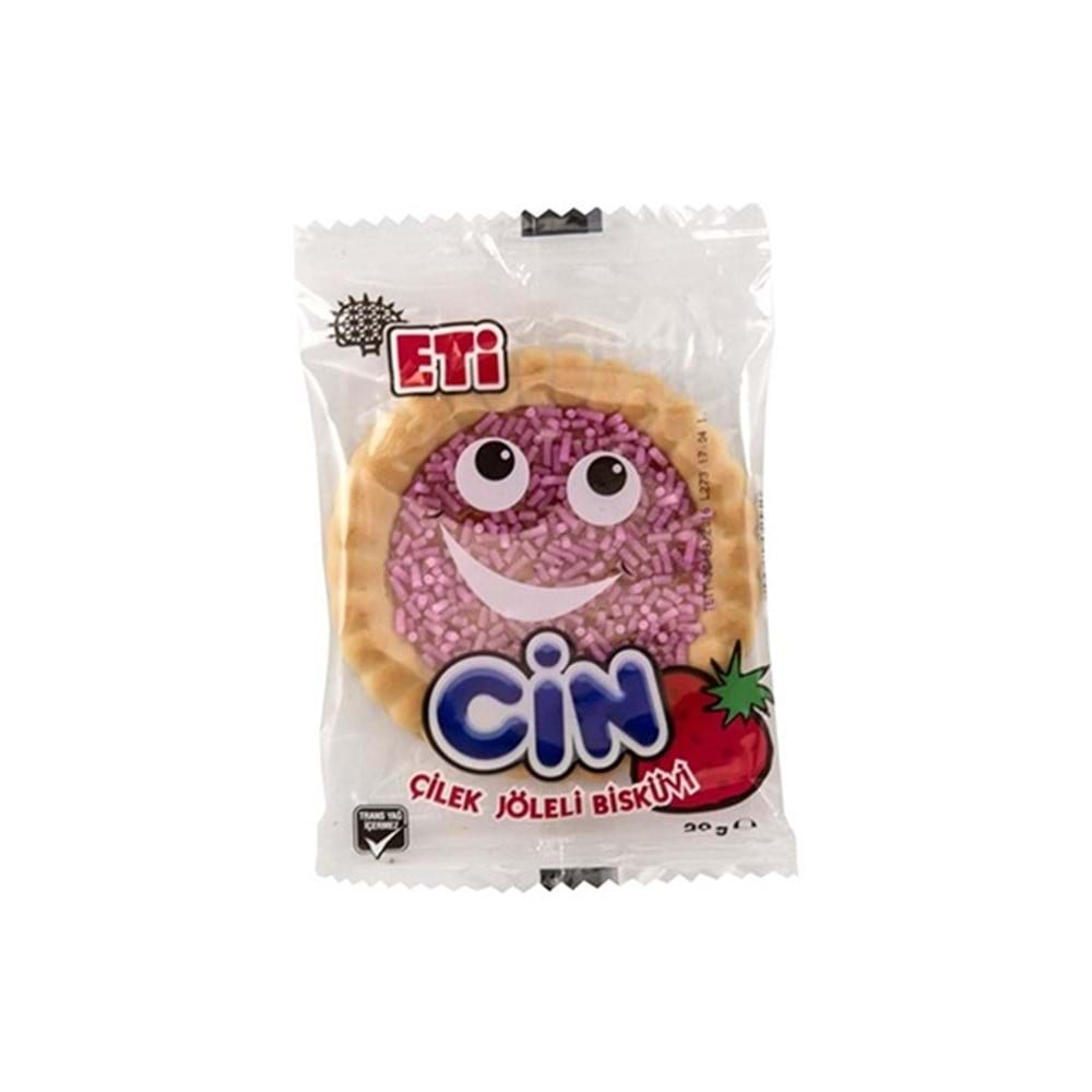 Eti Cin Çilek Aromalı Bisküvi 25 Gr
