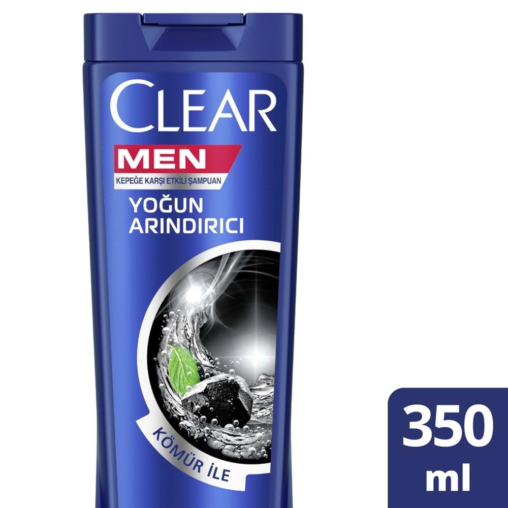 Clear Men Yoğun Arındırıcı Kömür Kepeğe Karşı Etkili 350 Ml