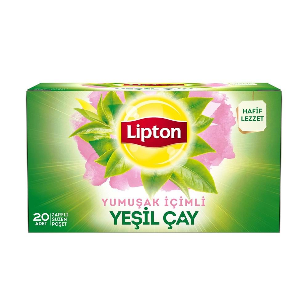Lipton Yeşil Çay Yumuşak İçimli 20 Li 20 Gr