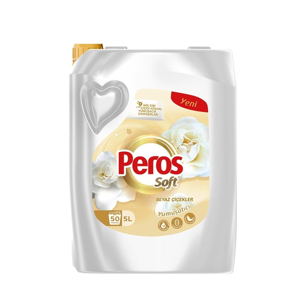 Peros Yumuşatıcı Beyaz Çiçekler 5 Lt 50 Yıkama