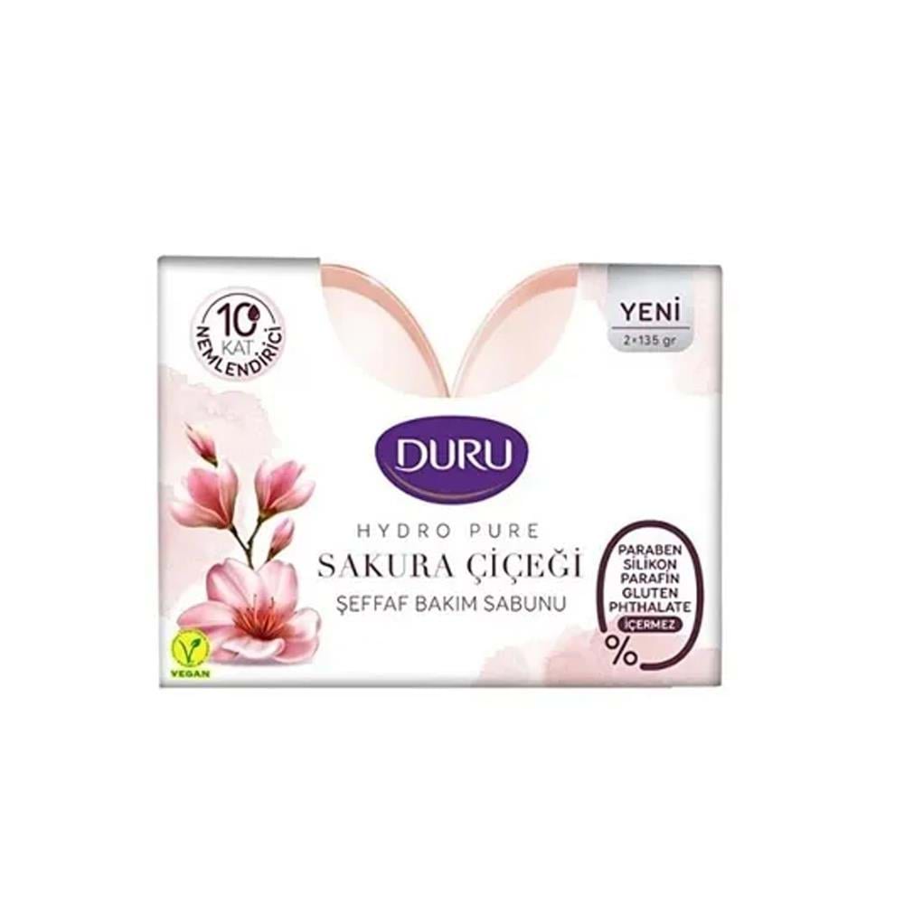Duru Sabun Hydro Pure Sakura Çiçeği 2 Li 270 Gr