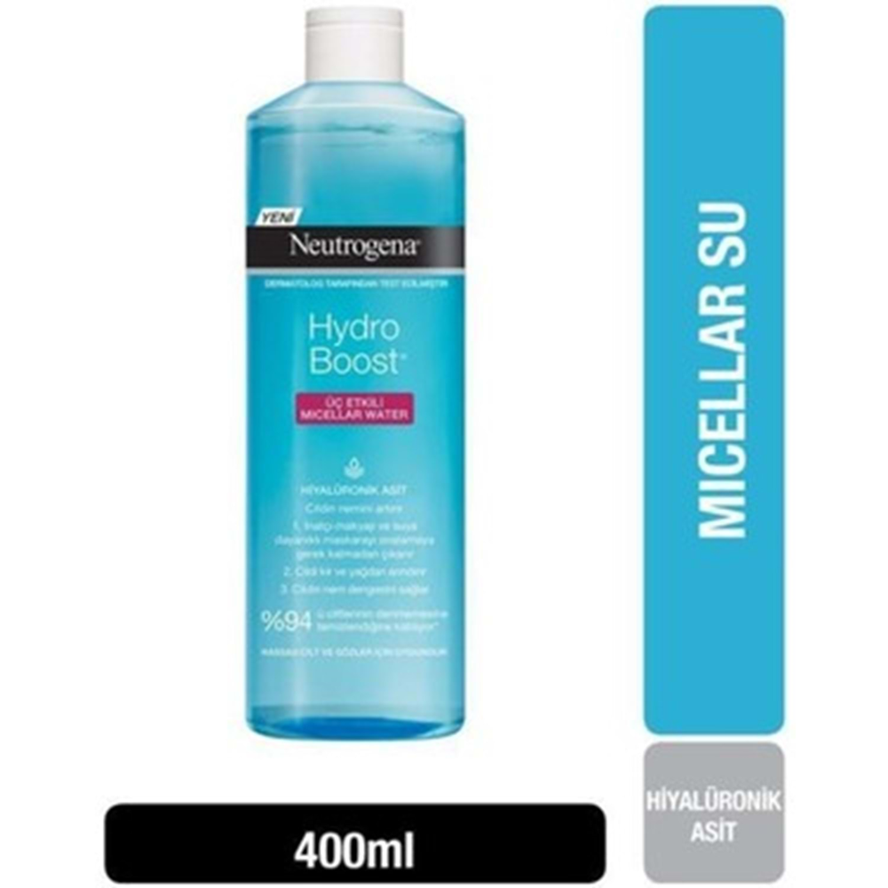 Neutrogena 3 Etlkli Micellar Su Makyaj Temizleyici 400 Ml