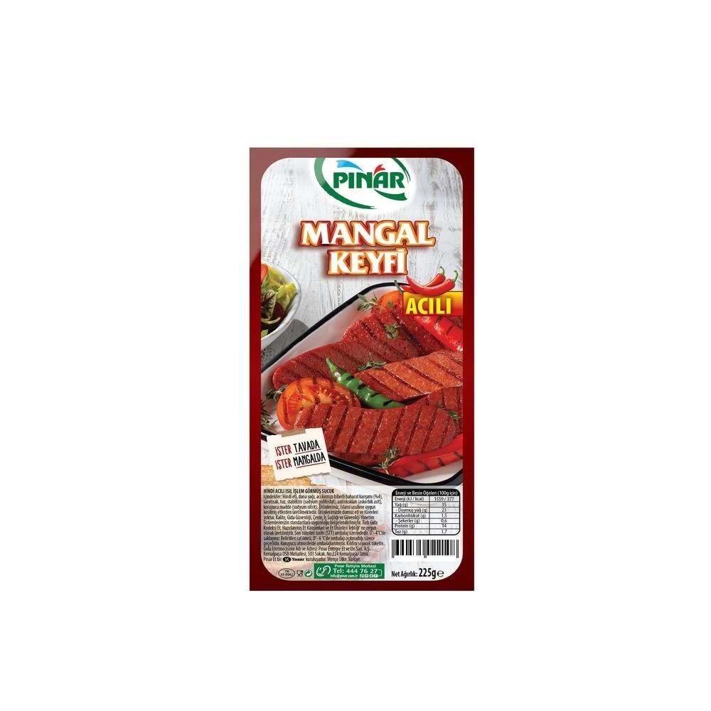 Pınar Hindi Sucuk Mangal Keyfi Acılı 225 Gr