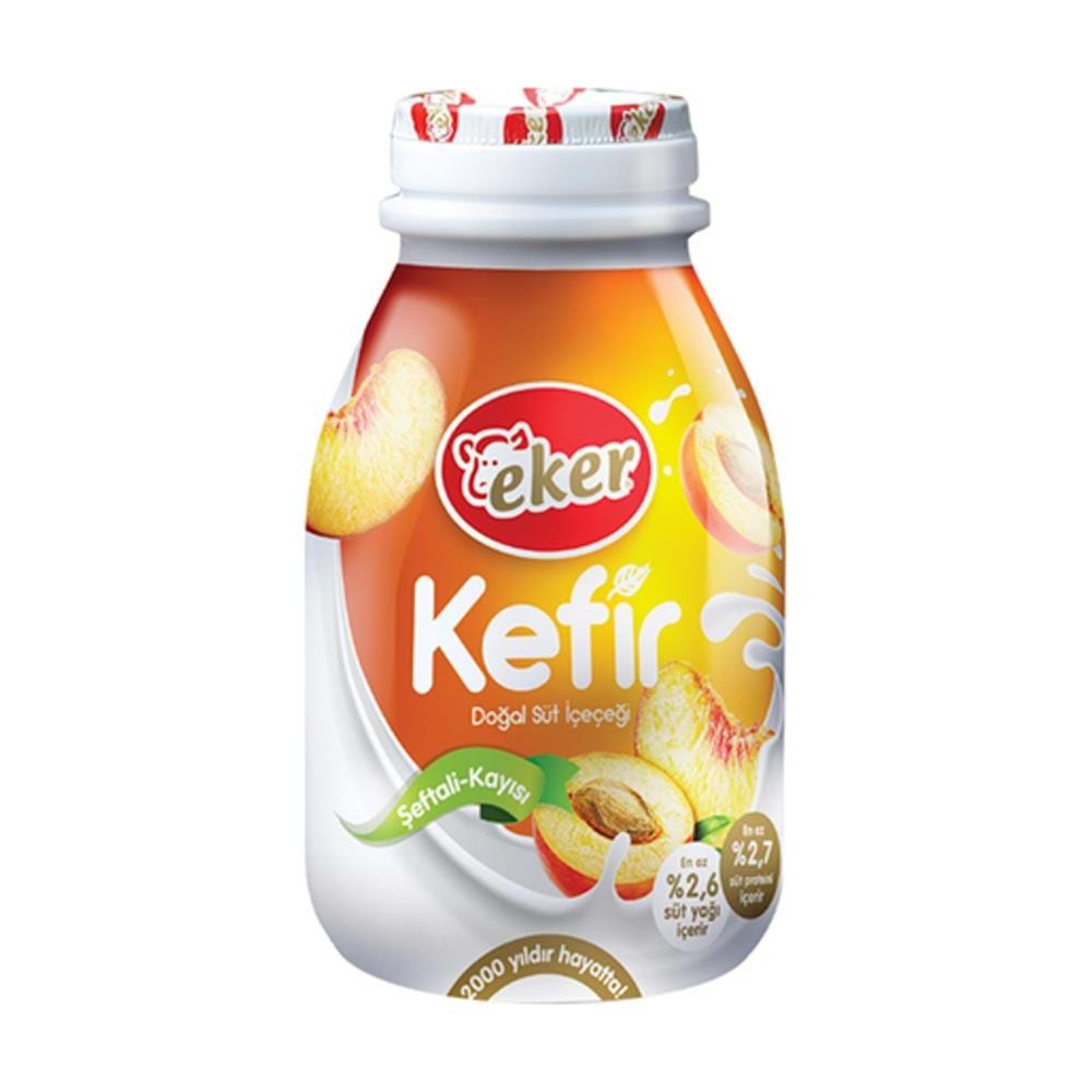 Eker Şeftali & Kayısılı Kefir 200 Ml
