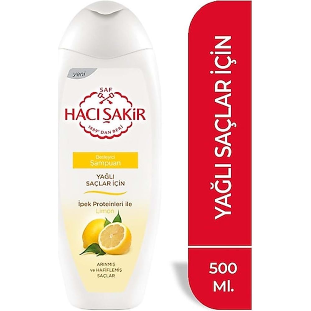 Hacı Şakir Şampuan 500 Ml Limon Yağlı