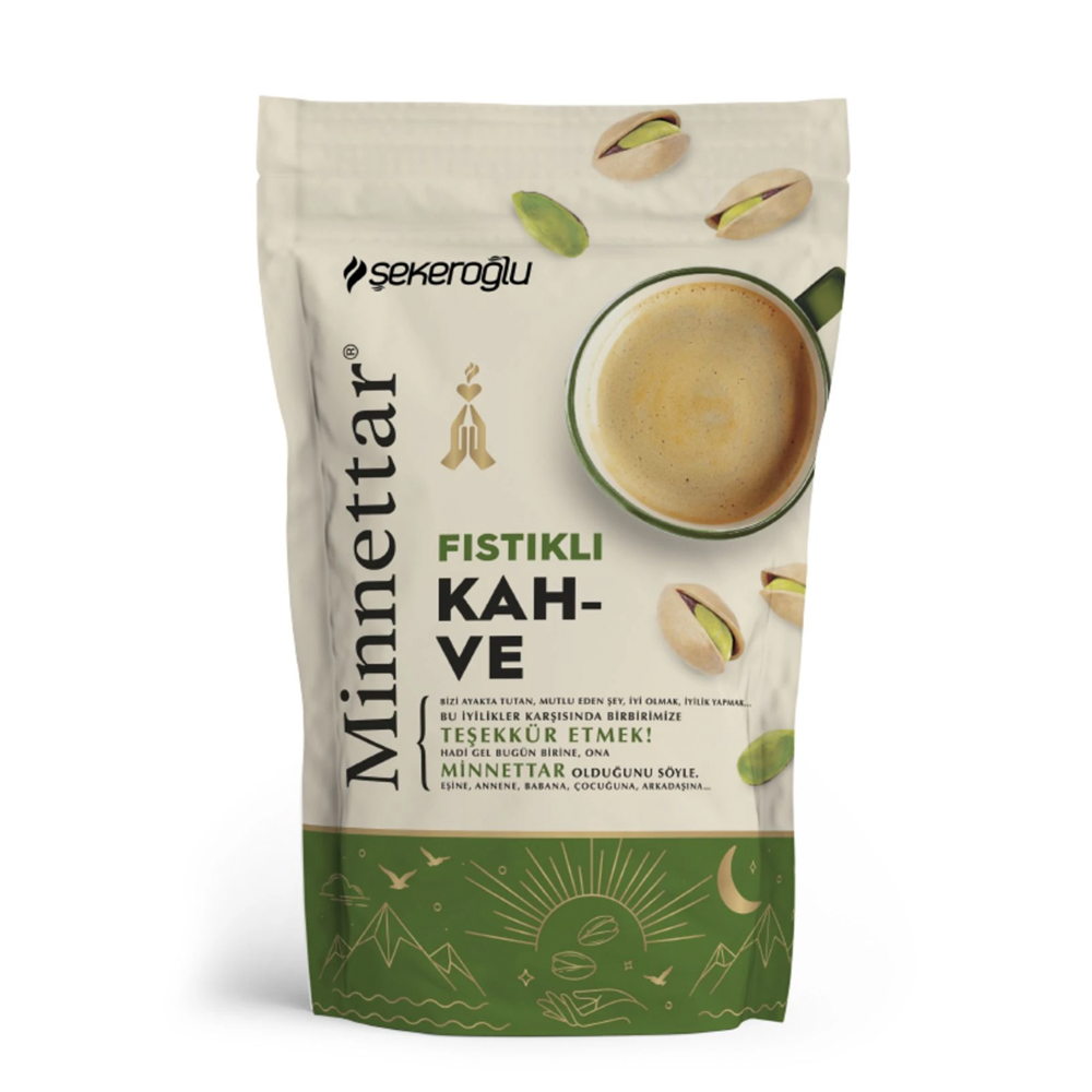 Şekeroğlu Fıstıklı Kahve Minnettar 165 Gr