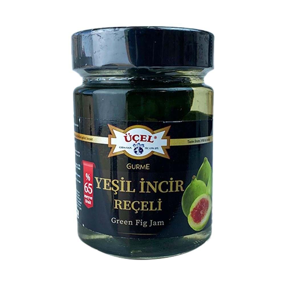 Üçel Yeşil İncir Reçeli 400 Gr Cam