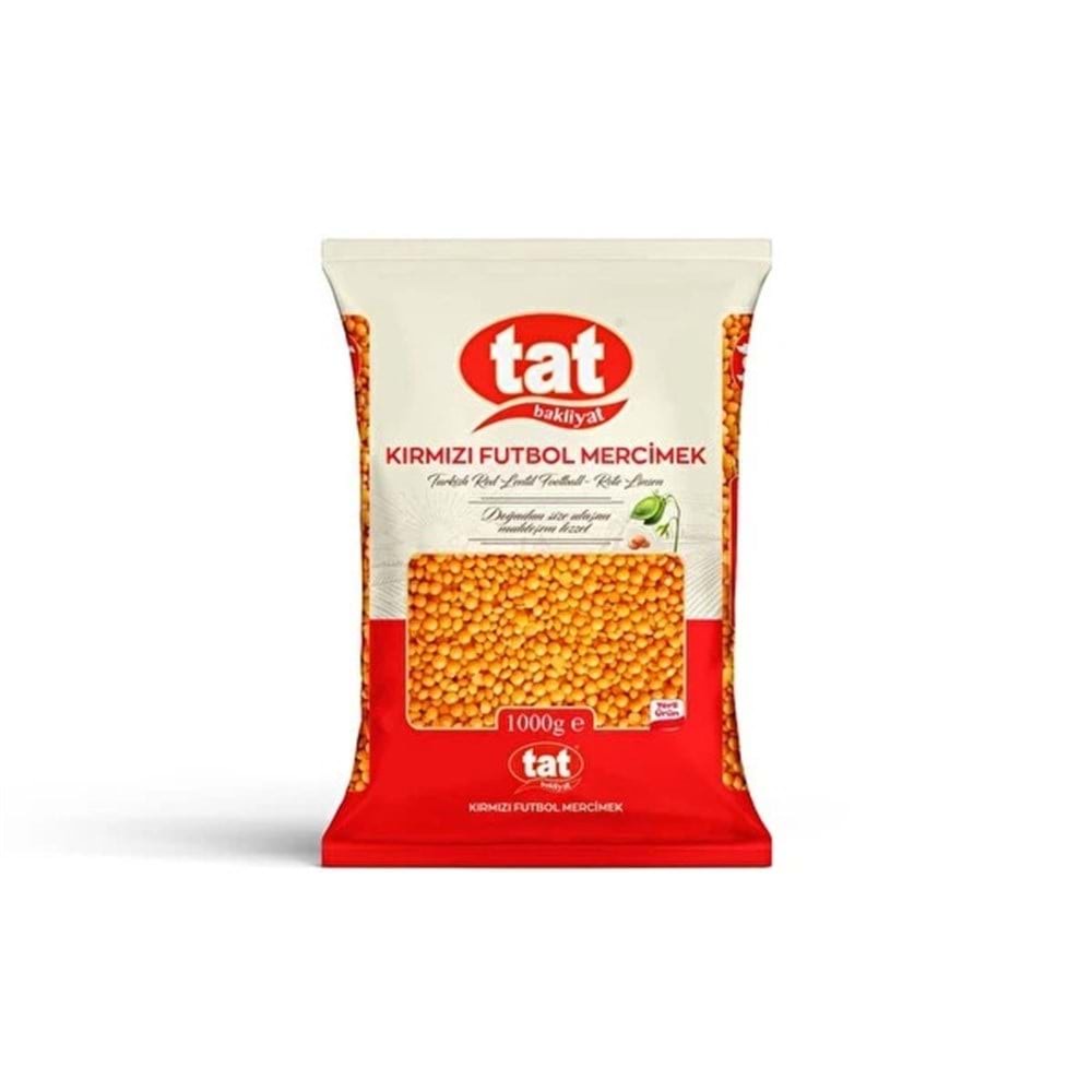 Tat Kırmızı Mercimek Futbol 1 Kg