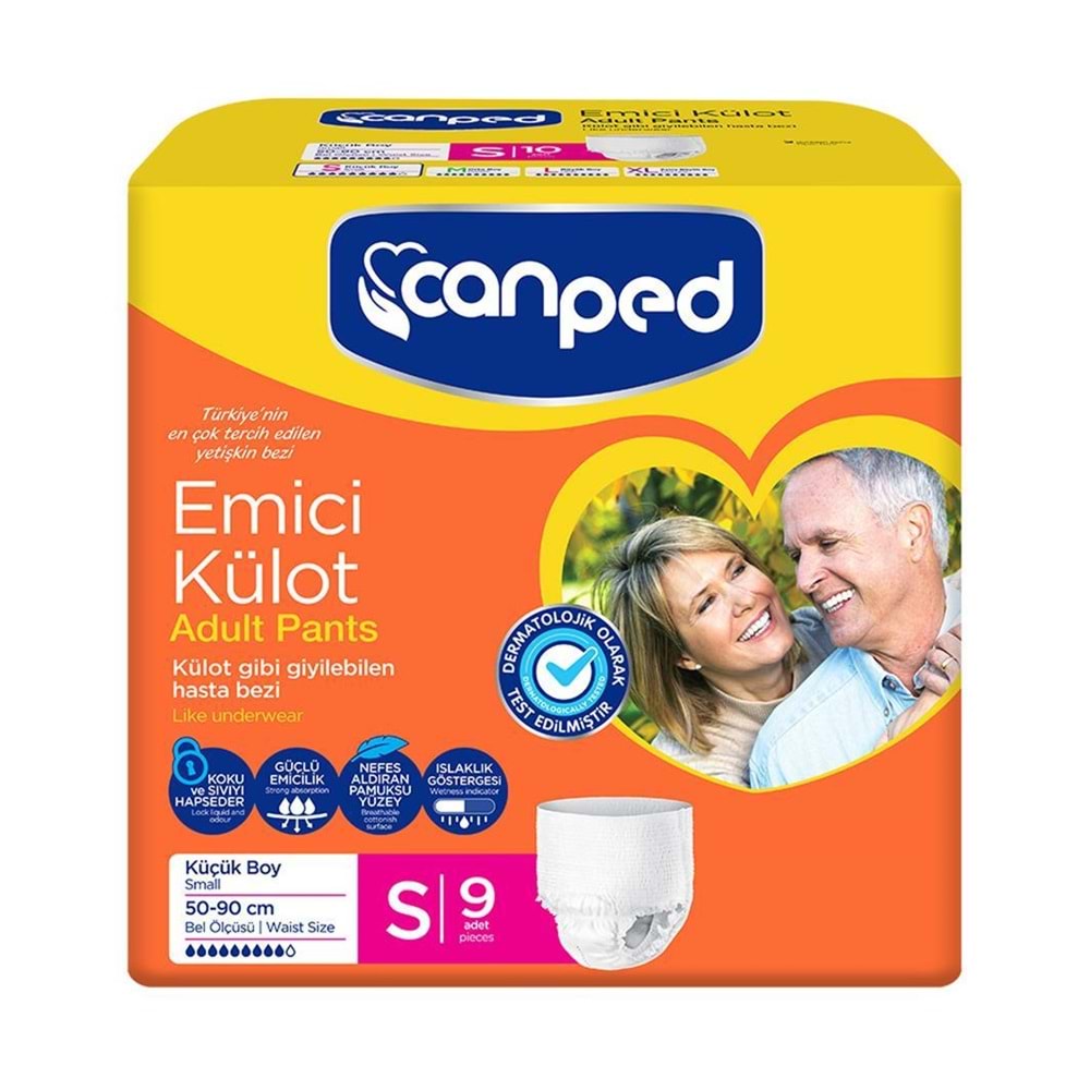 Canped Emici Külot Hasta Bezi Küçük 9 Lu