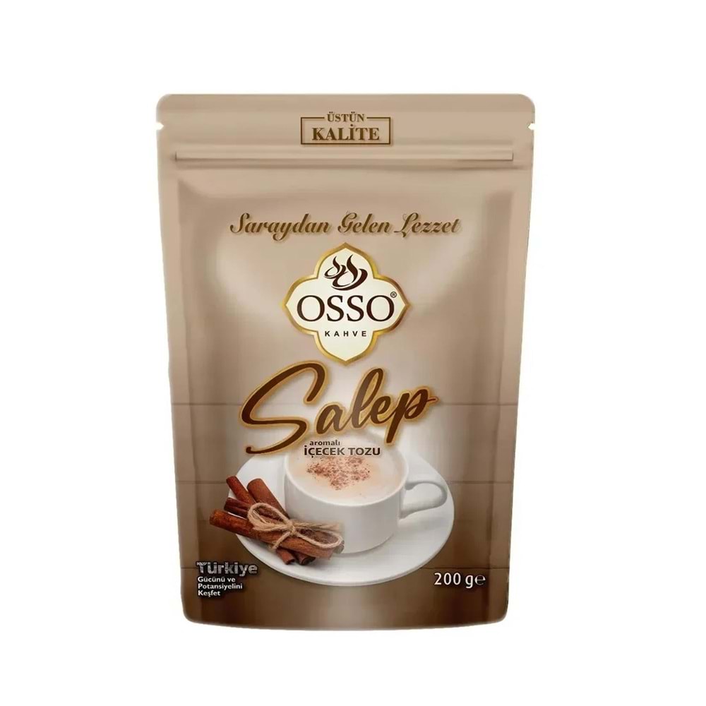 Osso Salep Aromalı İçeçek Tozu 200 Gr