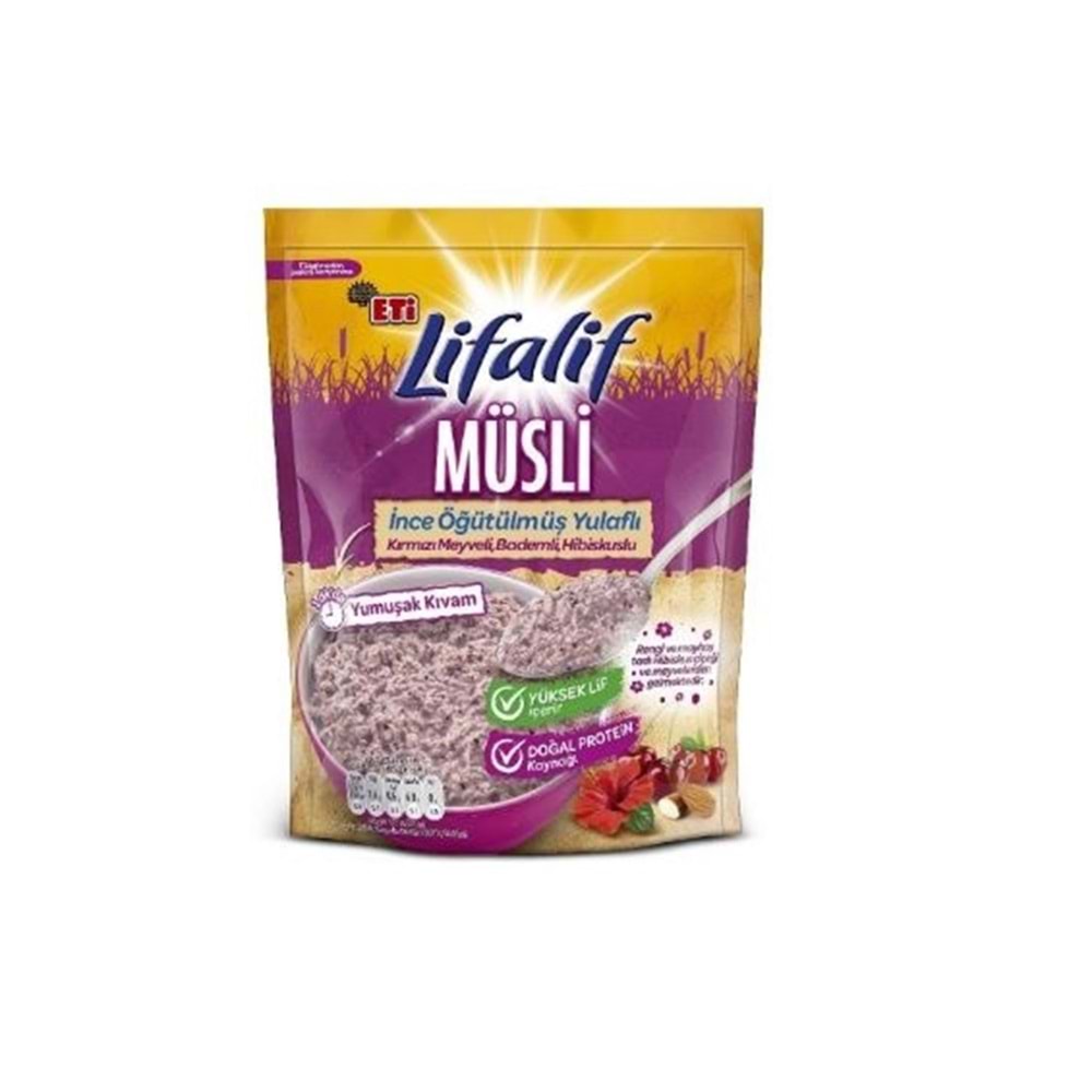 Eti Lifalif İnce Öğütülmüş Çeşnili Müsli 250 Gr