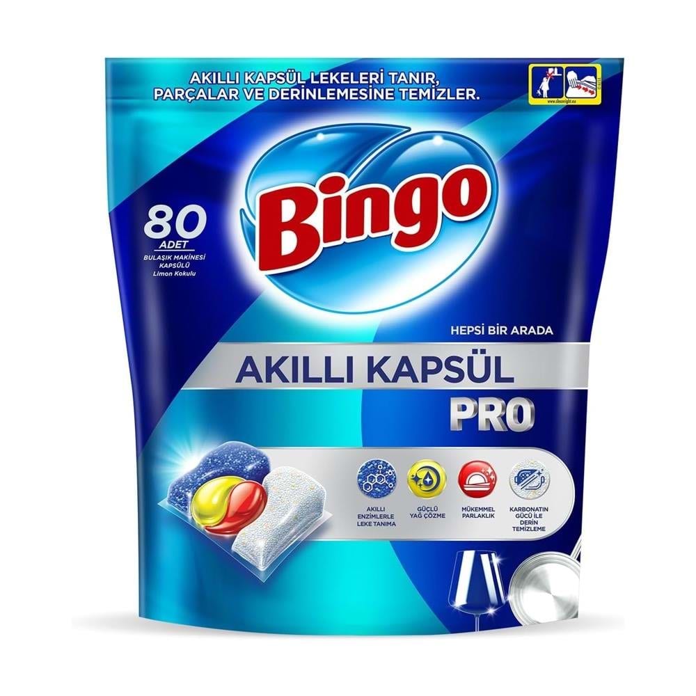 Bingo Bulaşık Akıllı Kapsül Pro 80 Lı 1096 Gr