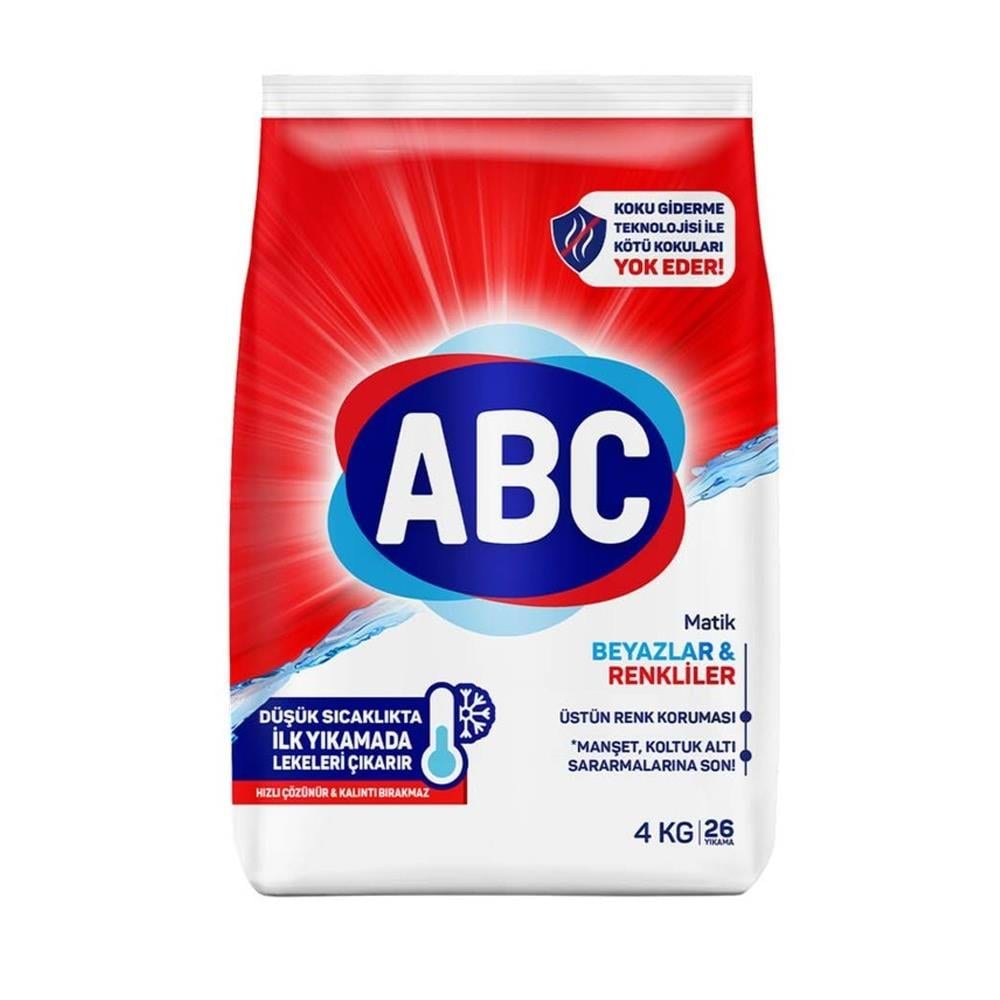 Abc Matik Beyazlar&Renkliler 4 Kg