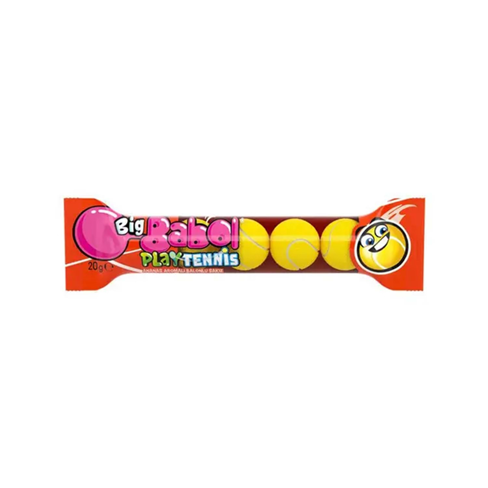 Big Babol Play Tenniz Sıvı Dolgulu Ananas Aromalı 20 Gr
