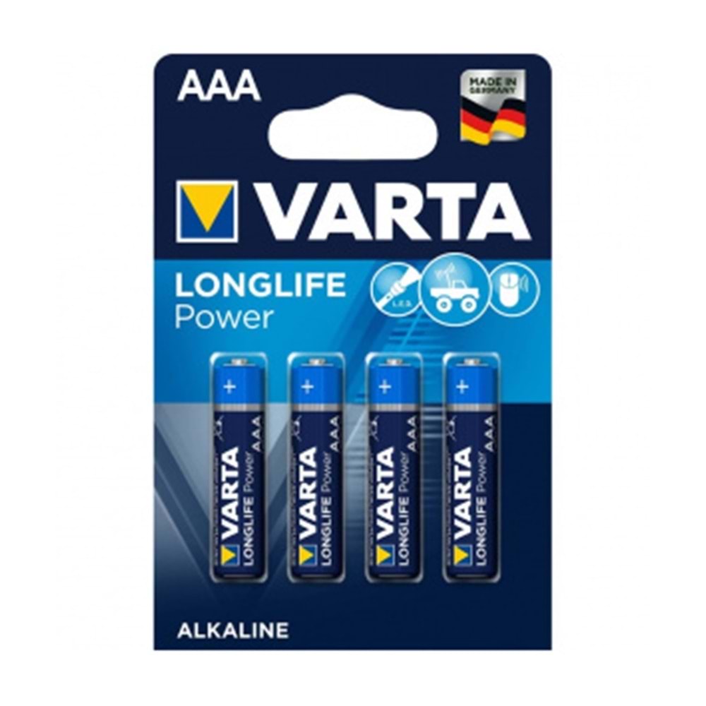Varta Longlife Aa Alkali Kalın Pil 4 Lü