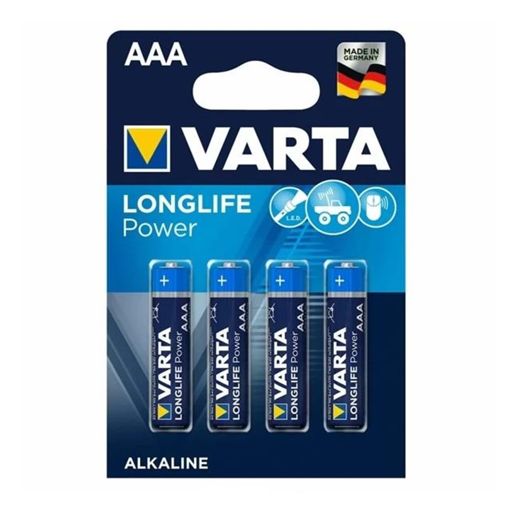 Varta Longlife Aa Alkali İnce Pil 4 Lü