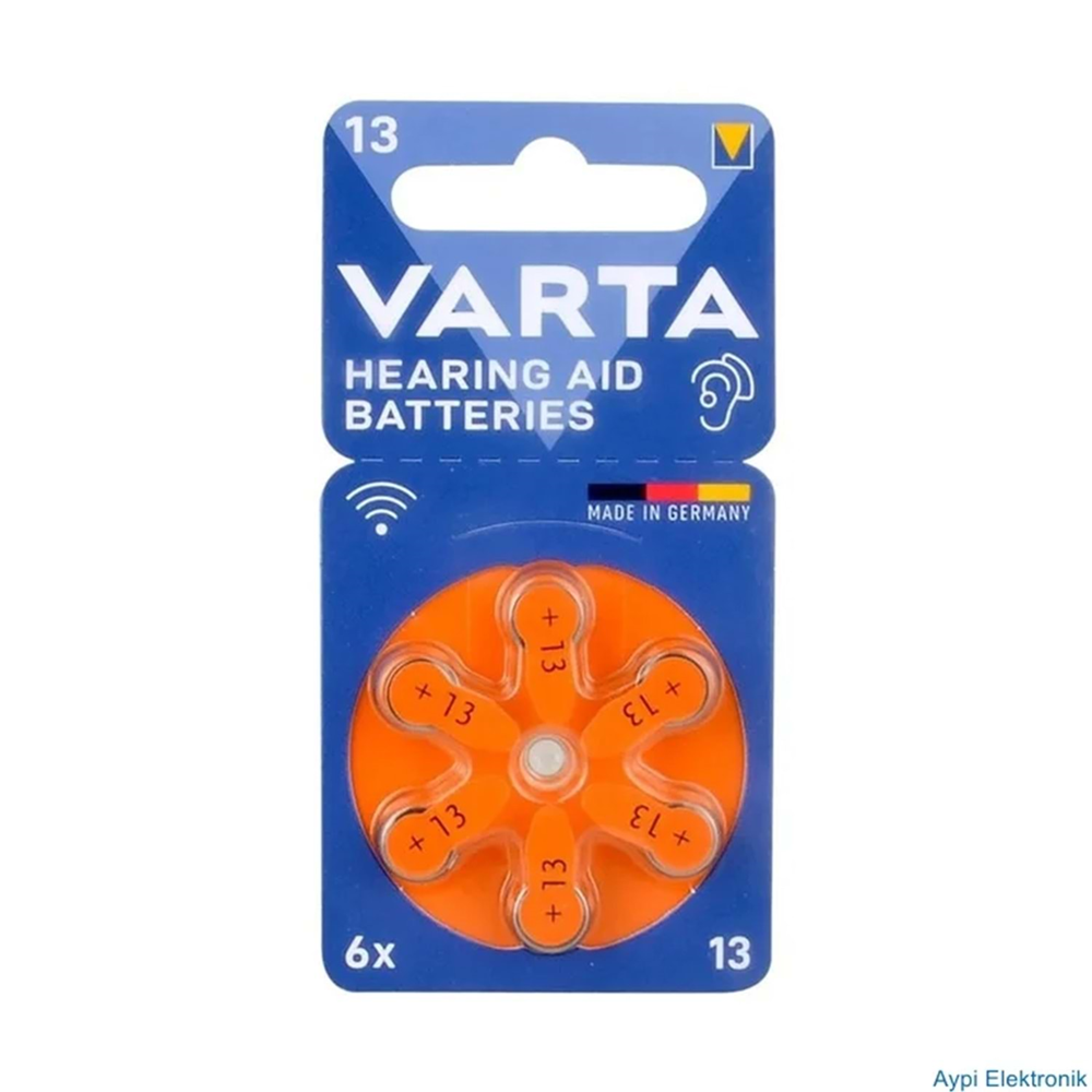 Varta İşitme Pili No:13 6 Lı