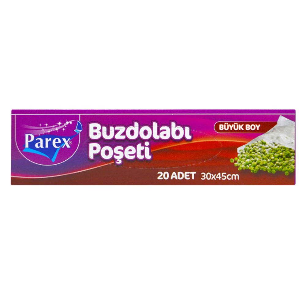 Parex Buzdolabı Poşeti Büyük Boy 30X45 Cm 20 Li