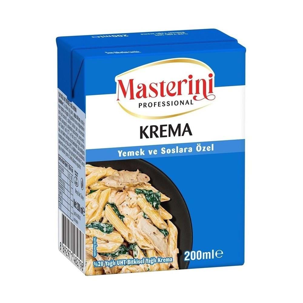 Masterini Bitkisel Yağlı Krema 200 Ml Yemek Ve Soslara Özel