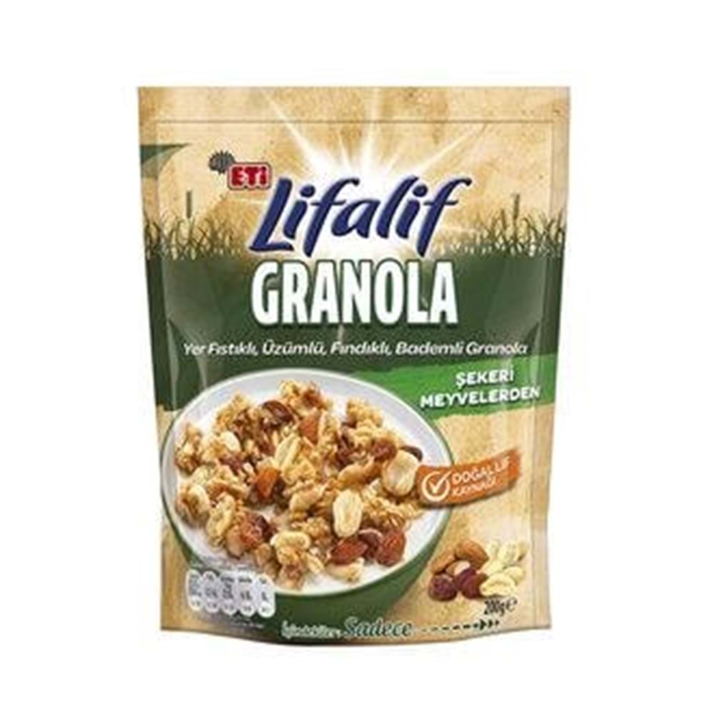 Eti Lifalif Granola 4 Tahıllı 200 Gr
