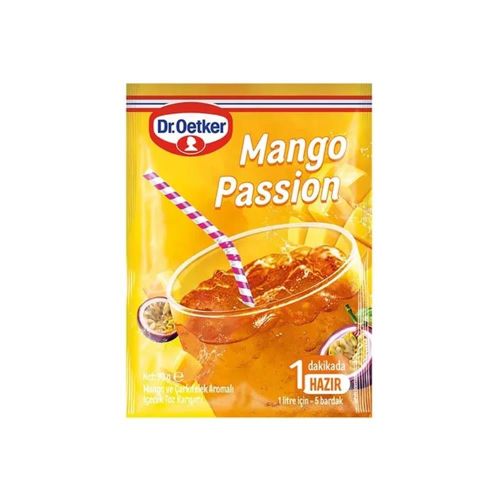 Dr. Oetker Toz Karışım İçeçek 90 Gr Mango Passion