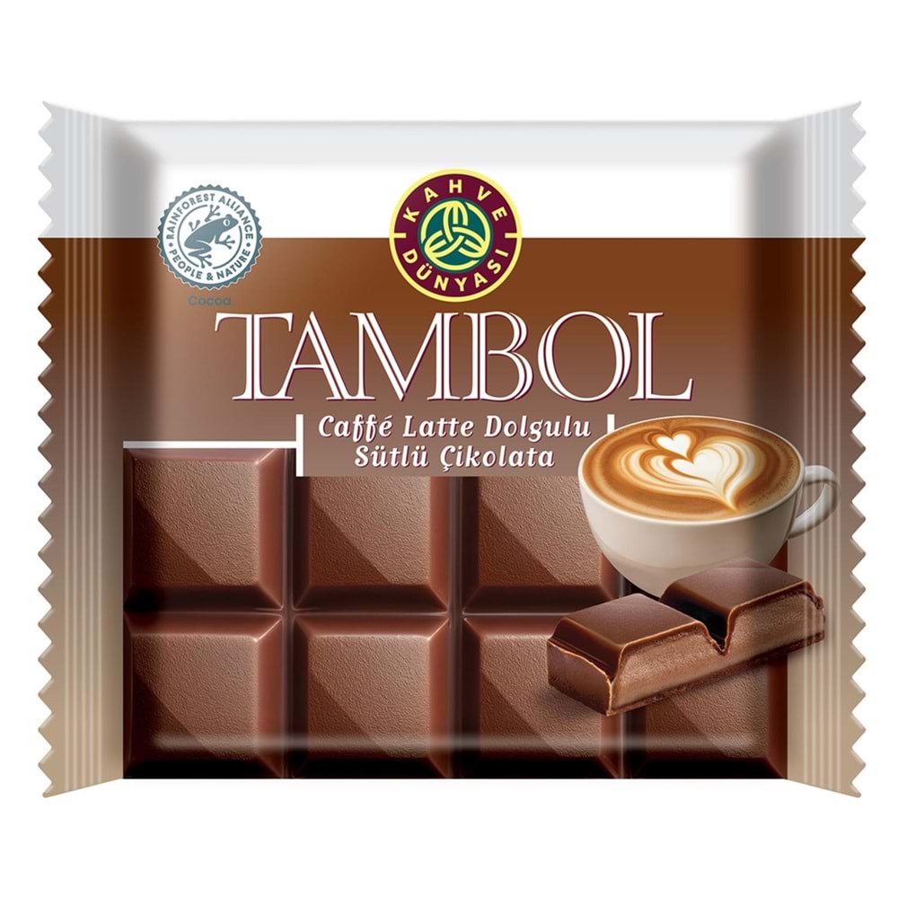 Kahve Dünyası Tambol Caffe Latte Dolgulu 100 Gr