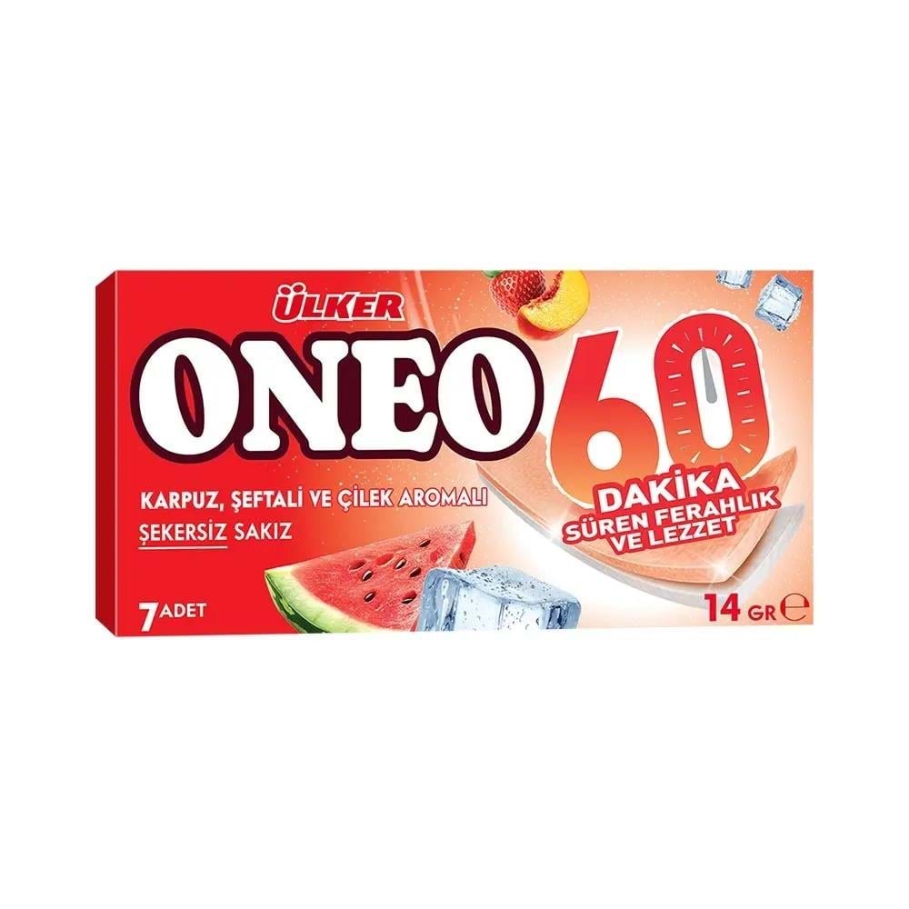 Ülker Oneo Slıms 60 Dk Meyve Aromalı Sakız 14 Gr