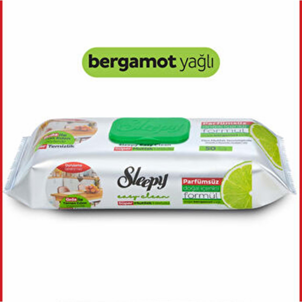 Sleepy Mutfak Havlusu Bergamot Yağlı 50 Li