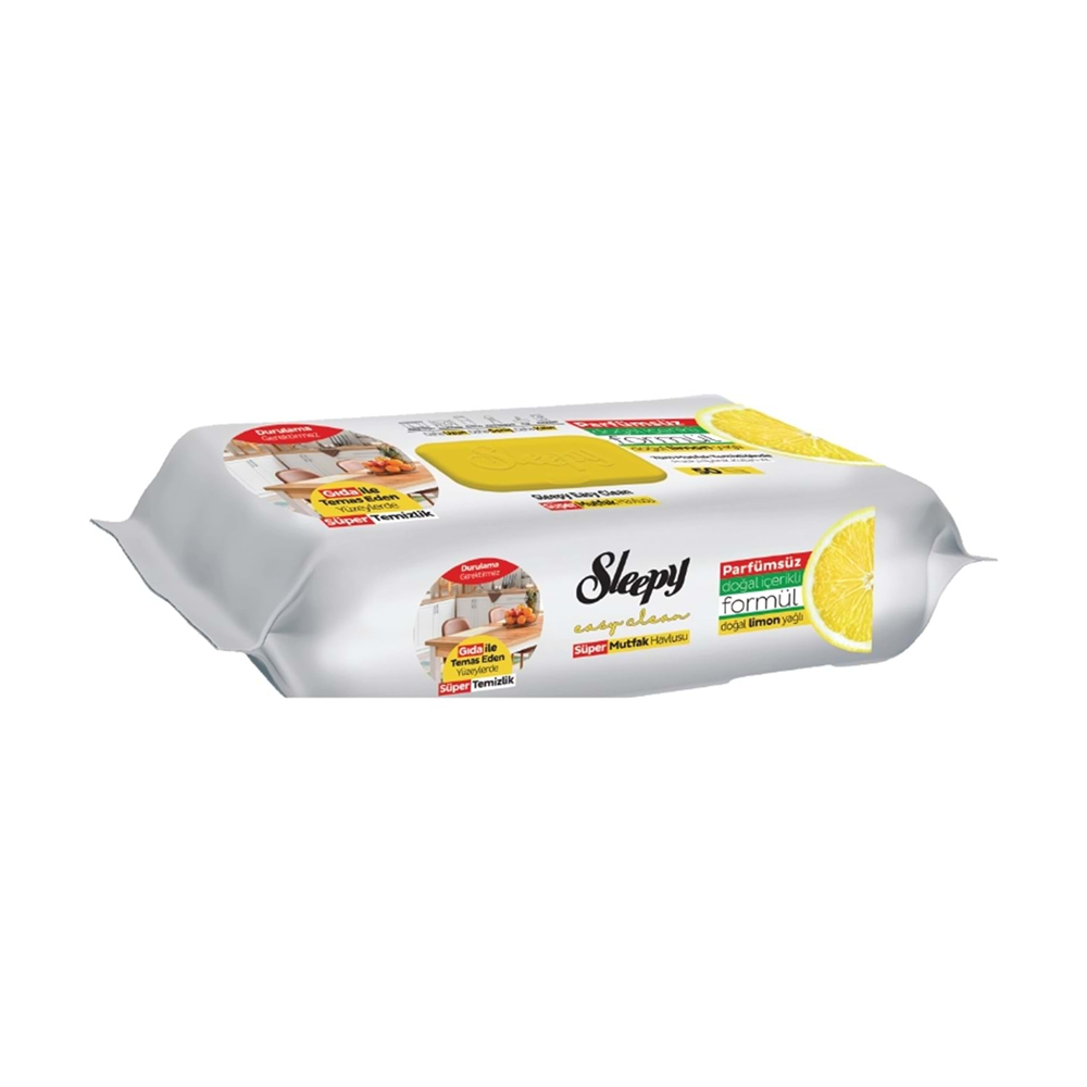 Sleepy Mutfak Havlusu Limon Yağlı 50 Li