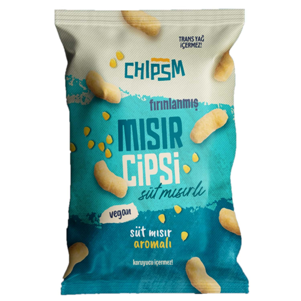 Doğal Chipsm Mısır Cipsi Süt Mısırı 70 Gr