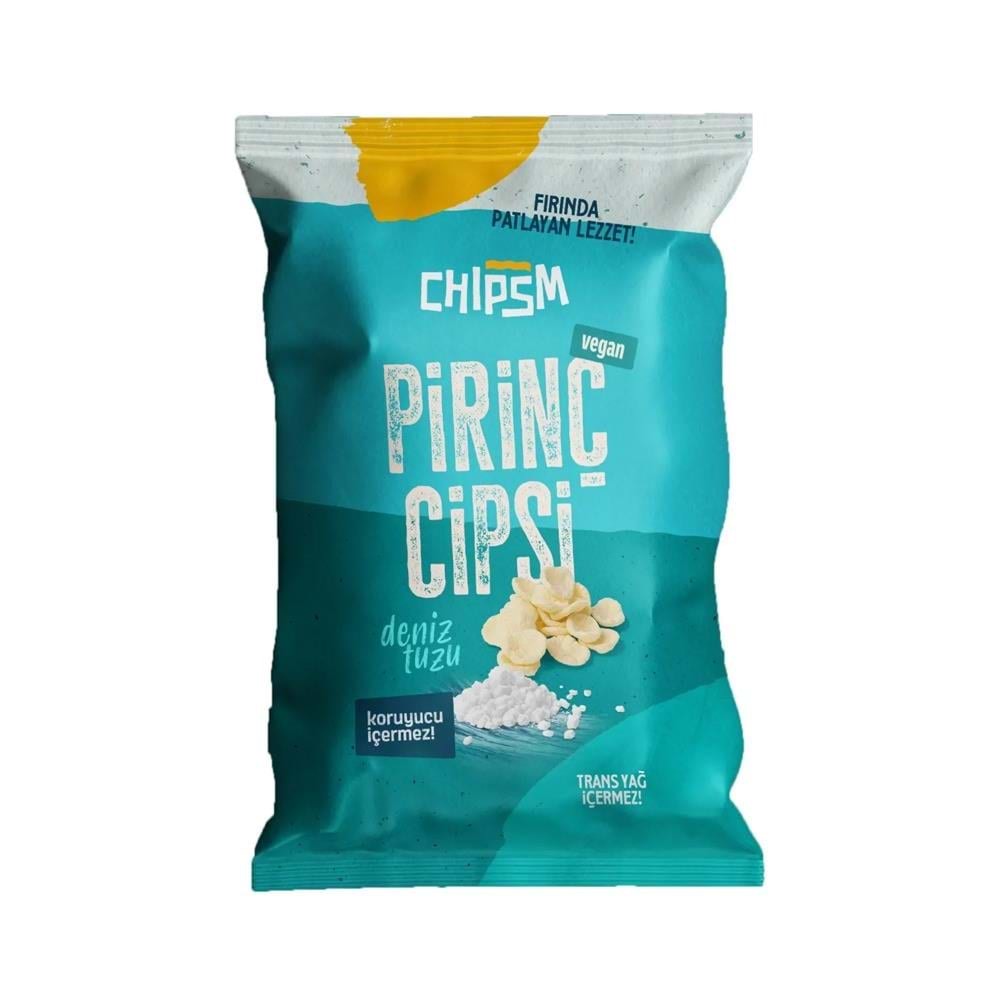 Doğal Chipsm Mısır Cipsi Deniz Tuzlu 65 Gr