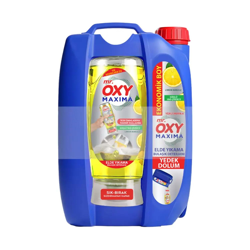 Mr.Oxy Bulaşık Deterjanı 3.5 Lt + 500 Ml Limon