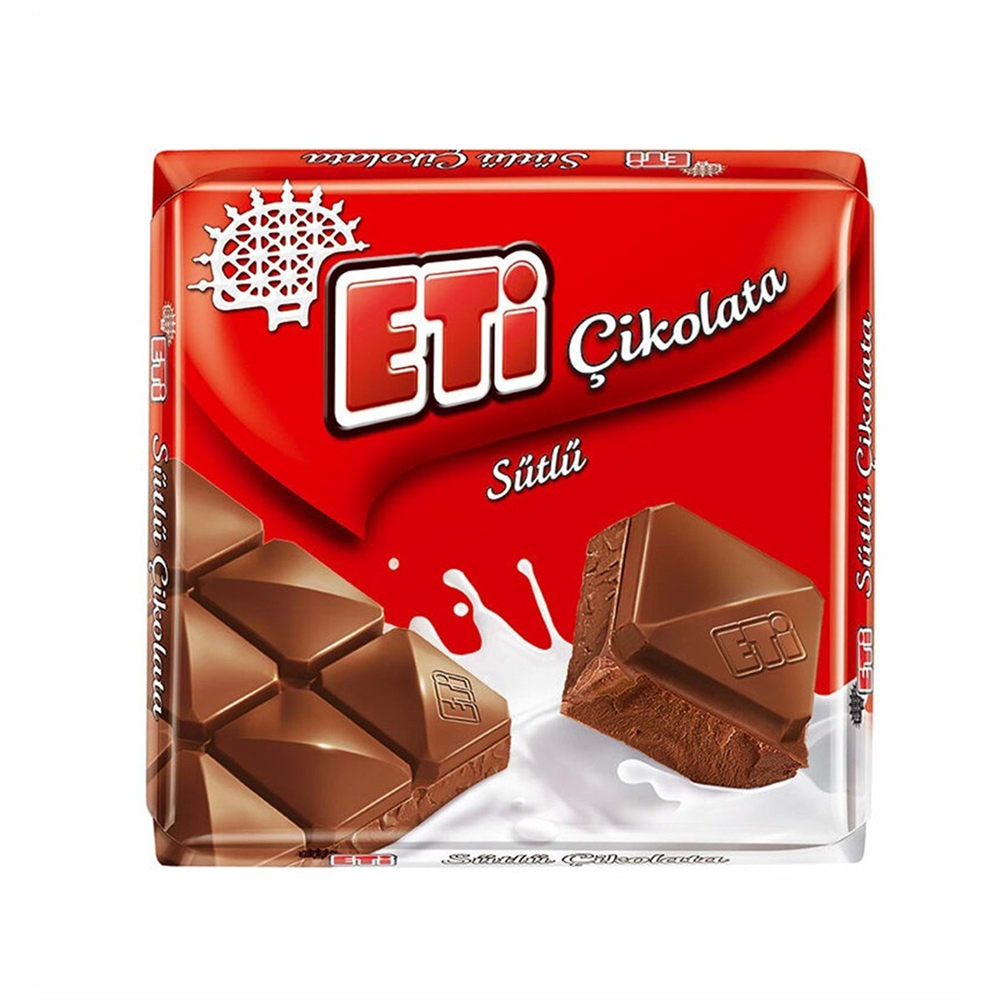Eti Çikolata Kare 60 Gr Sütlü