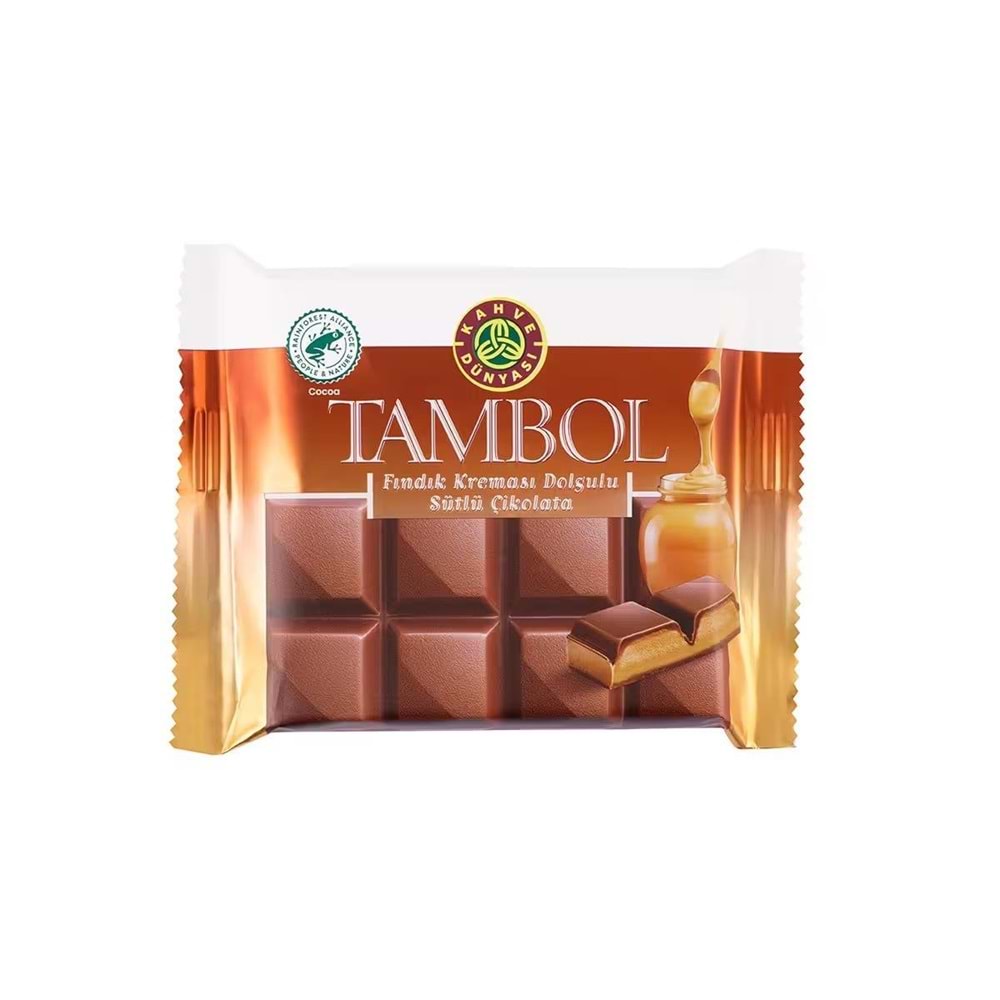 Kahve Dünyası Tambol Fındık Dolgulu Sütlü Çikolata 100 Gr