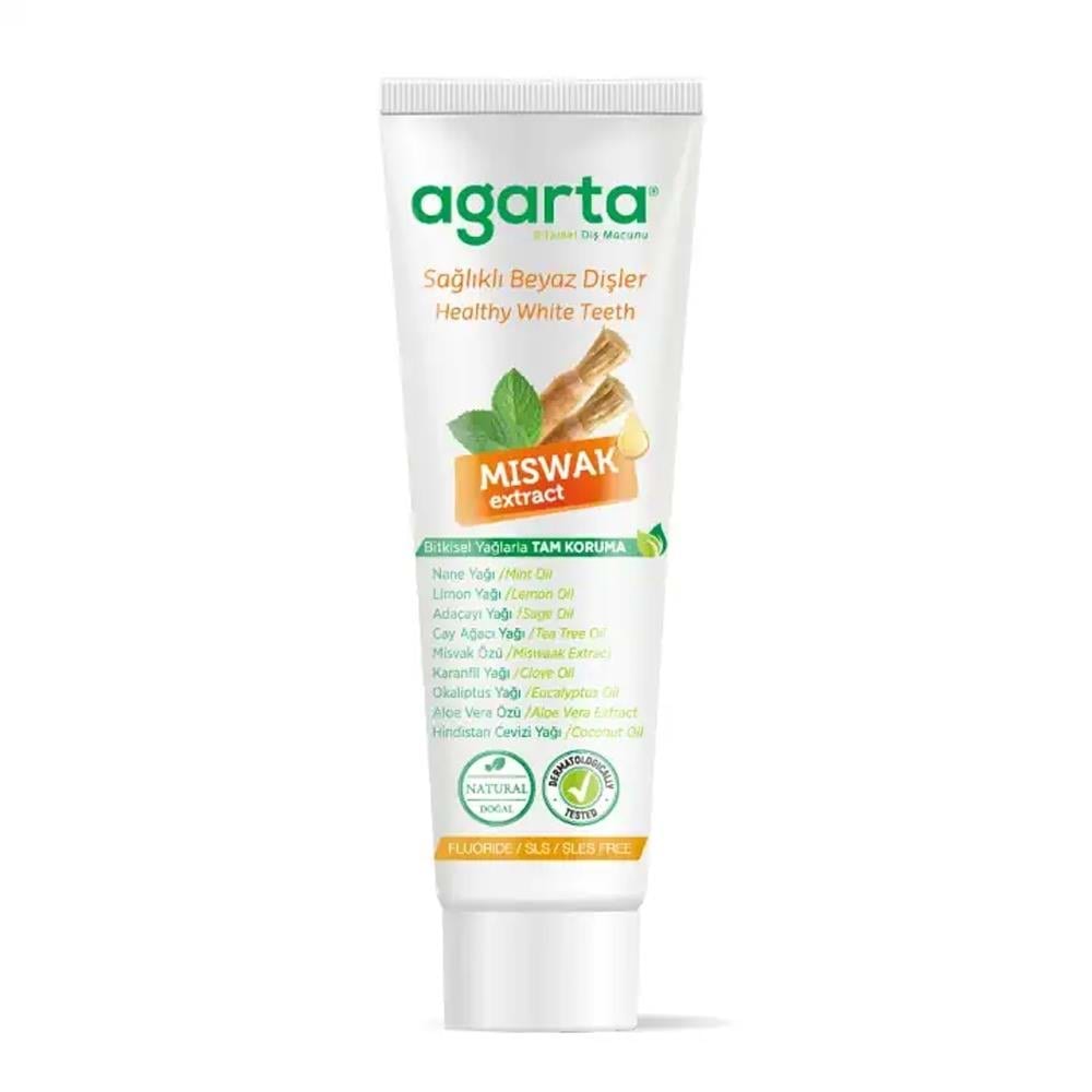Agarta Doğal Diş Macunu Misvak Özlü 100 Ml