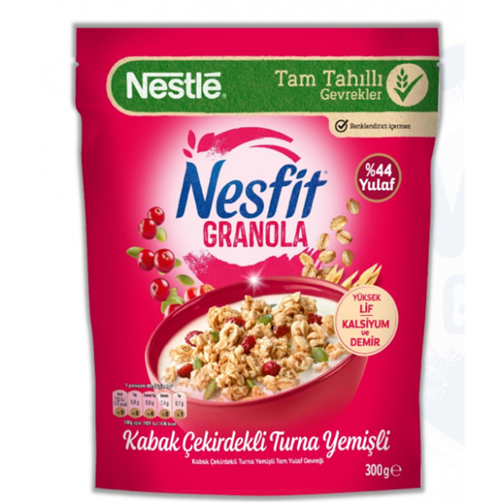 Nestle Nesfit Granola Kabak Çekirdekli Turna Yemişli 300 Gr