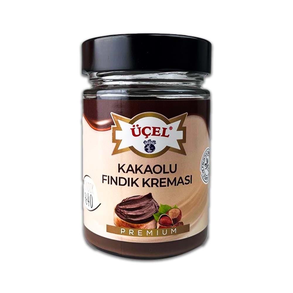 Üçel Kakaolu Fındık Kreması %40 Fındık 330 Gr