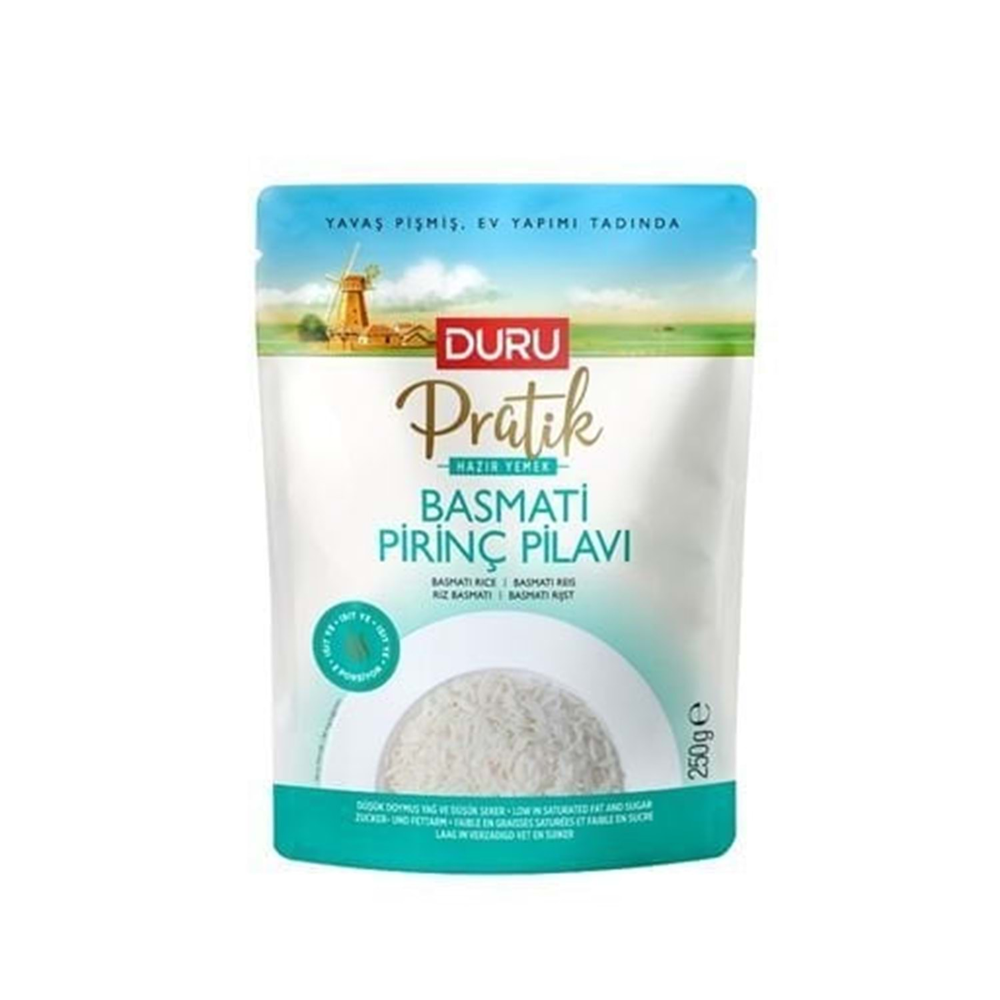 Duru Pratik Basmati Prinç Pilavı 250 Gr