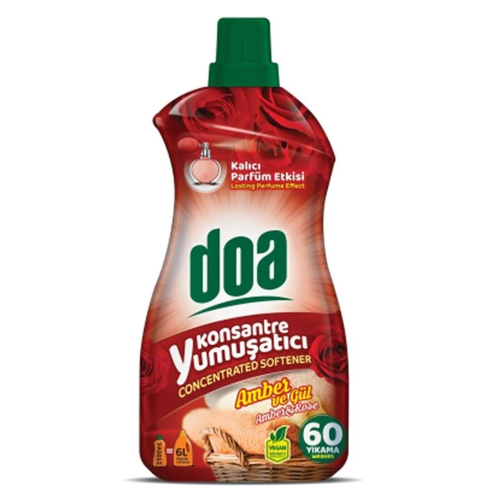 Doa Konsantre Yumuşatıcı Amber & Gül 60 Yıkama 1.5 Lt