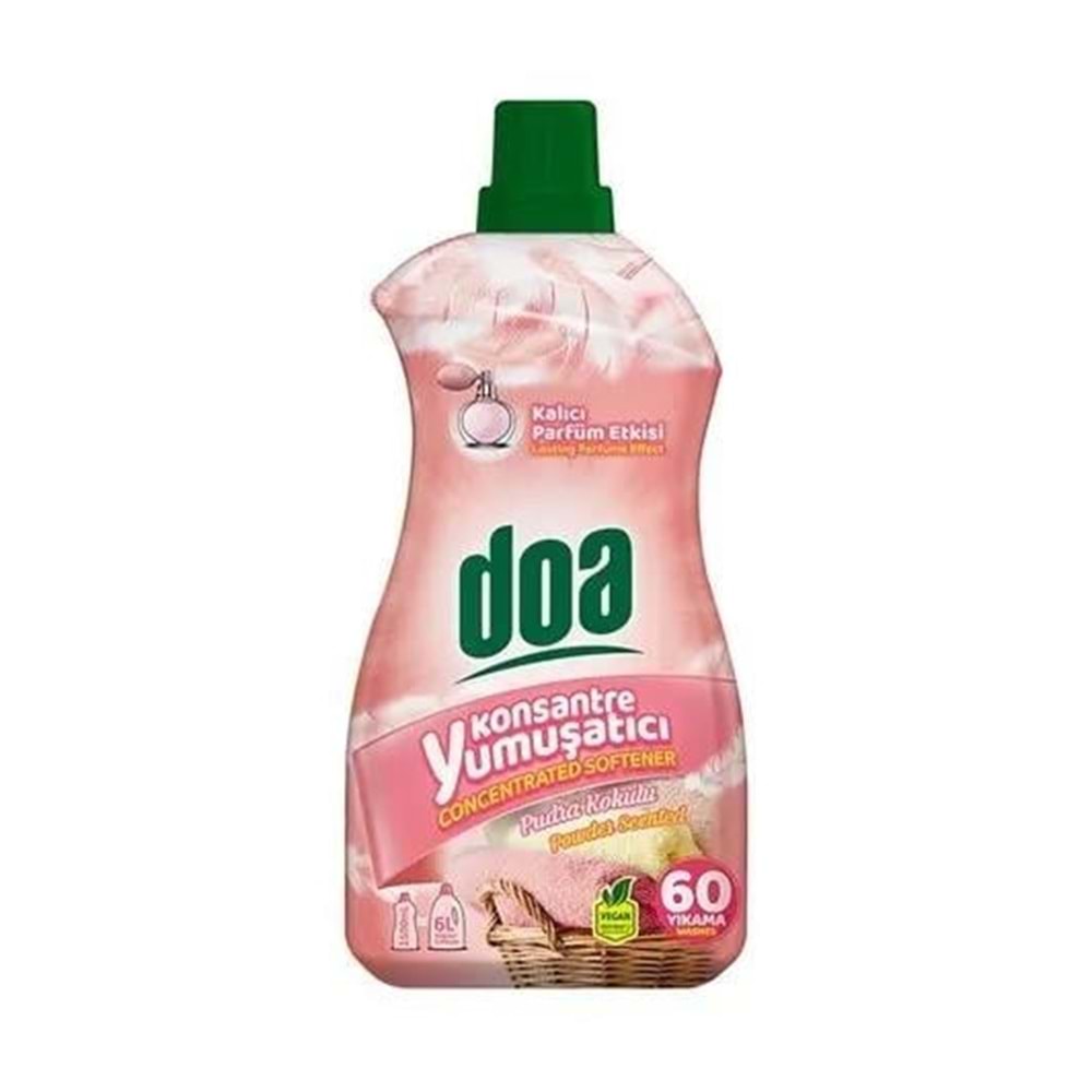 Doa Konsantre Yumuşatıcı Pudra Kokulu 60 Yıkama 1.5 Lt