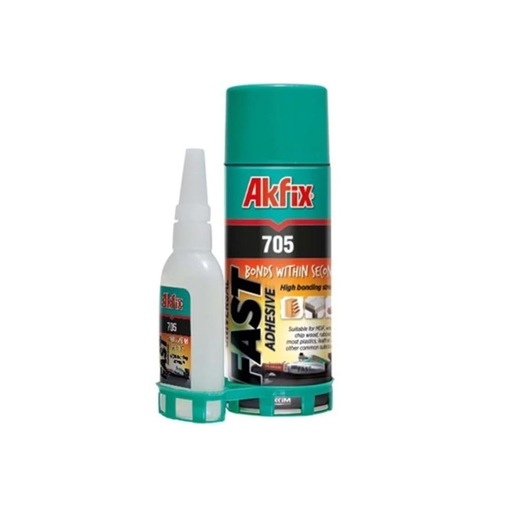 Akfix Universal Hızlı Yapıştırıcı 705 / 400 Ml + 100 Gr