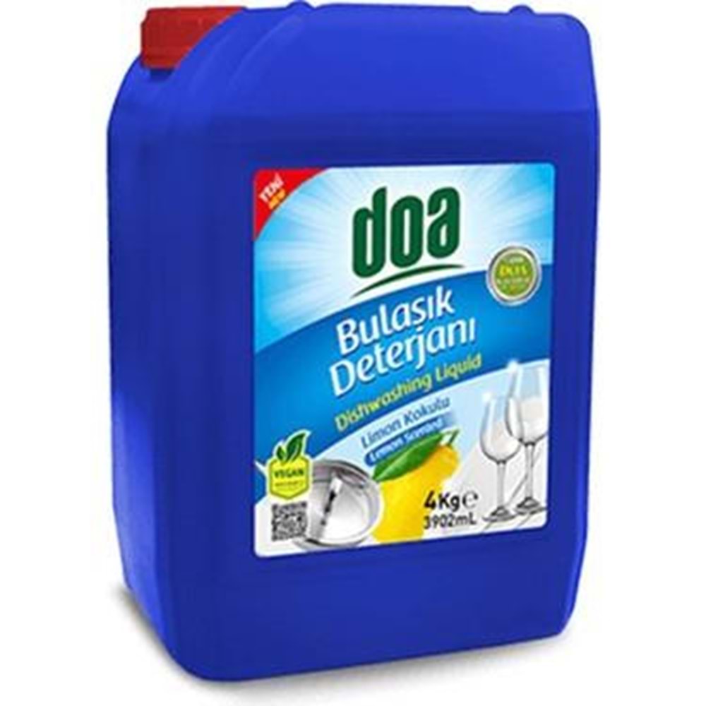 Doa Sıvı Bulaşık Deterjanı Limon Kokulu 4 Kg
