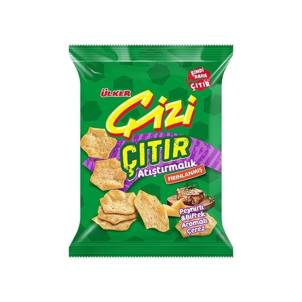 Ülker Çizi Çıtır Kraker Peynir Biftek 50 Gr
