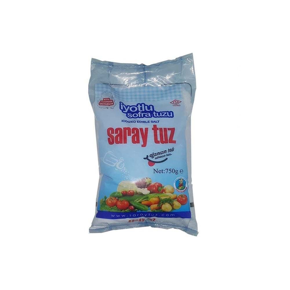 Saray Rafine İyotlu Tuz 750 Gr