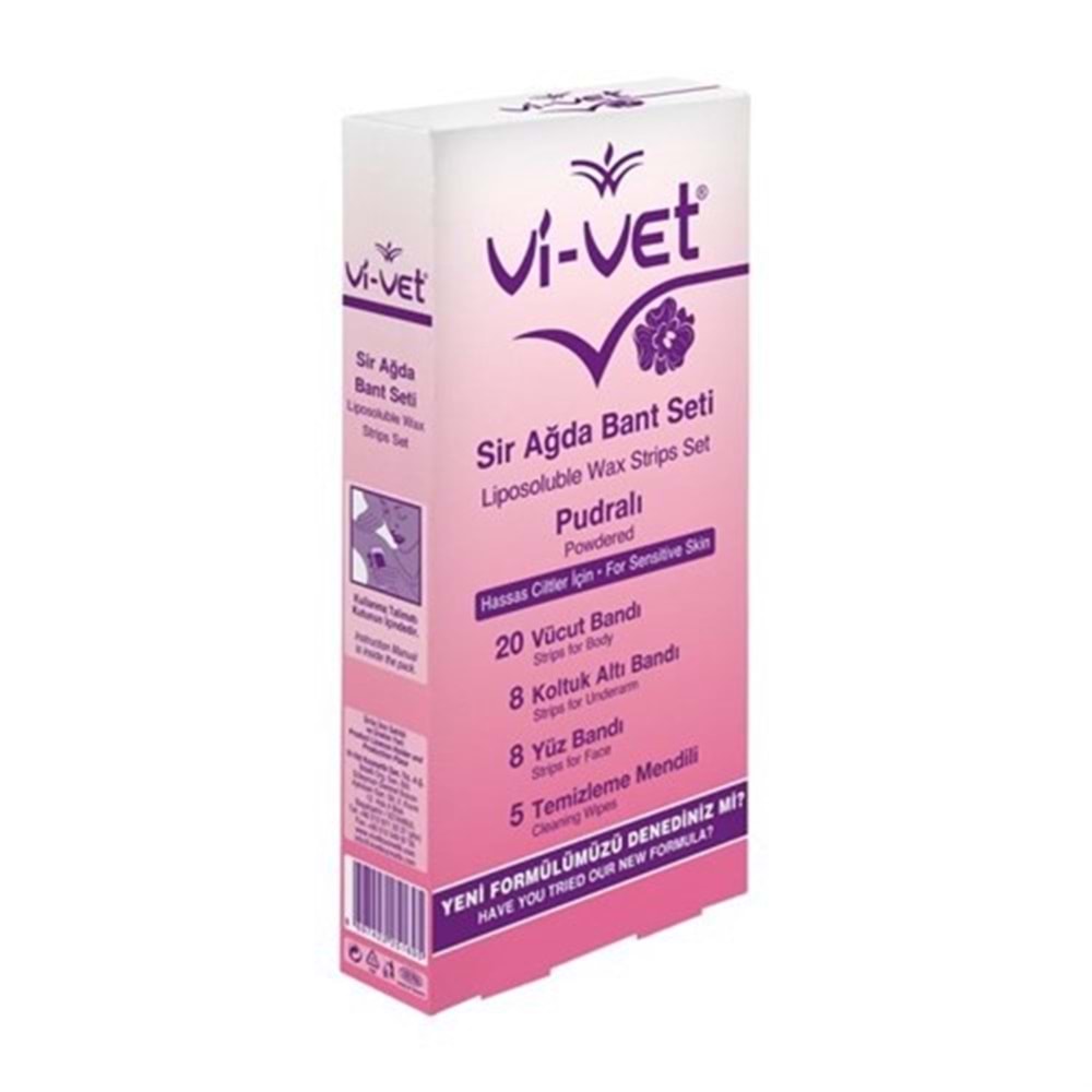 Vi-Vet Sir Ağda Bant Vücut Pudralı