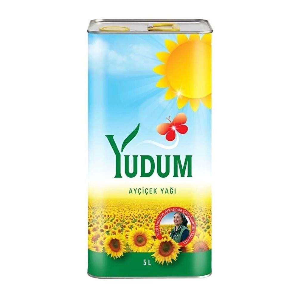 Yudum Ayçiçek Yağı 5 Lt Teneke