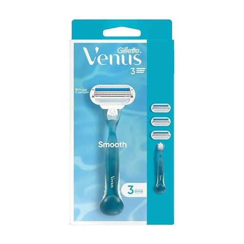 Gillette Venus Venus Smooth 3 Bıçaklı Makine 1 Yedek Bıçak